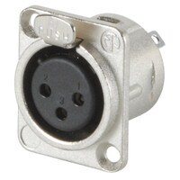 Main product image for Neutrik NC3FD-L-1 XLR "D" Series Panel Mount Femal 092-036